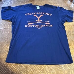 Yellowstone Dutton Ranch Blue T-Shirt